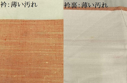 平和屋着物■上質な紬　霞文　正絹　逸品　AABD9096oa