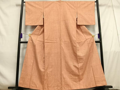 平和屋着物■上質な紬　霞文　正絹　逸品　AABD9096oa