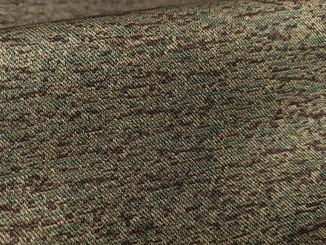 平和屋着物■上質な小紋　霞文　正絹　逸品　AABD9099oa