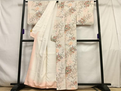 平和屋着物■上質な小紋　花鼓文　暈し染め　金彩　正絹　逸品　AABD9133oa