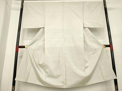 平和屋着物●男性　本場大島紬　白大島　一元7マルキ　正絹　逸品　AABD9332ck