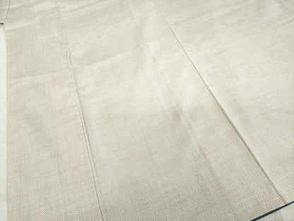 平和屋着物●男性　本場大島紬　白大島　一元7マルキ　正絹　逸品　AABD9332ck