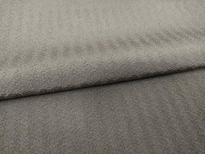 平和屋着物●上質な色無地 縞地紋 江戸鼠色 正絹 逸品 AABD9338ck