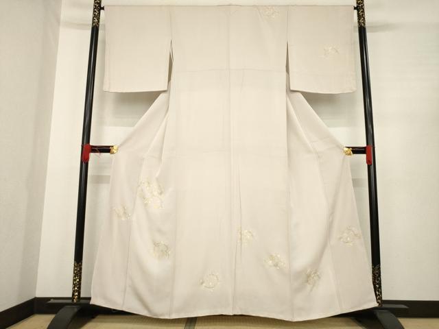 平和屋着物●訪問着　花丸文　金彩　正絹　逸品　AABD9342ck