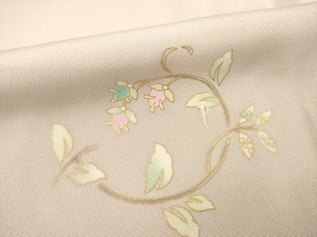 平和屋着物●訪問着　花丸文　金彩　正絹　逸品　AABD9342ck