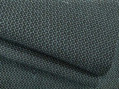 平和屋着物●男性　紬　アンサンブル　亀甲文　正絹　逸品　AABD9361ck