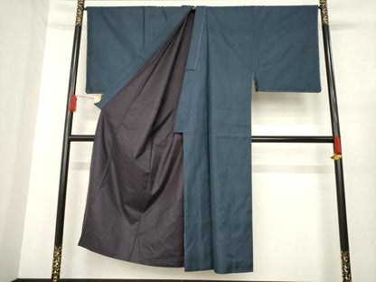 平和屋着物●男性　本場大島紬　アンサンブル　100亀甲　総詰め　正絹　逸品　AABD9365ck