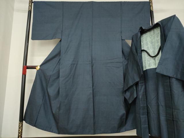 平和屋着物●男性　本場大島紬　アンサンブル　100亀甲　総詰め　正絹　逸品　AABD9366ck