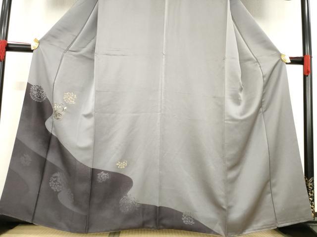 平和屋着物●訪問着　花丸文　金彩　正絹　逸品　AABD9391ck