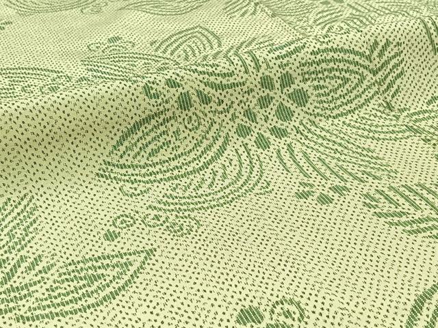 平和屋着物▽本場大島紬 単衣 草花文 正絹 逸品 AABD9418jh