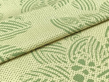 平和屋着物▽本場大島紬 単衣 草花文 正絹 逸品 AABD9418jh