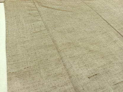 平和屋着物▽上質な紬 単衣 霞文 正絹 逸品 AABD9430jh