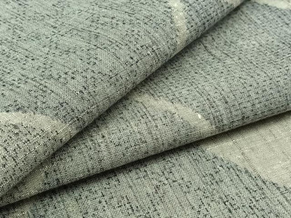 平和屋着物▽上質な紬　単衣　菱文　正絹　逸品　AABD9435jh