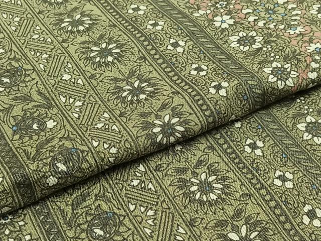 平和屋着物▽上質な小紋 単衣 花間道 正絹 逸品 AABD9438jh
