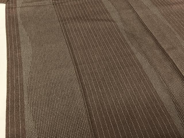 平和屋着物▽本塩沢 単衣 立涌間道 正絹 逸品 AABD9448jh