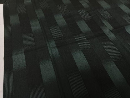 平和屋着物▽本塩沢 単衣 やまだ織 縞 やまと誂製 証紙付き 正絹 逸品 AABD9459jh