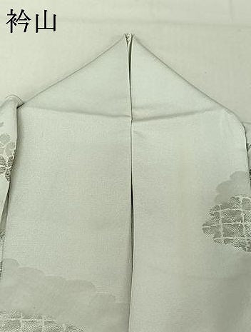 平和屋着物▽訪問着 単衣 刺繍 人物風景花文 銀糸 正絹 逸品 AABD9463jh