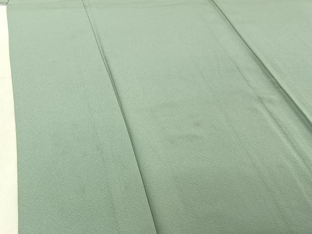 平和屋着物▽上質な色無地 単衣 秘色色 正絹 逸品 AABD9465jh