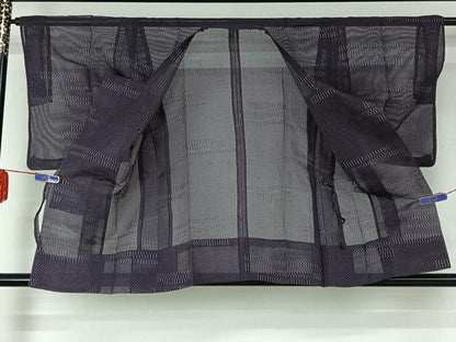 平和屋着物▽道行コート スリーシーズン 春夏秋 塵除け 横段文 AABD9469jh