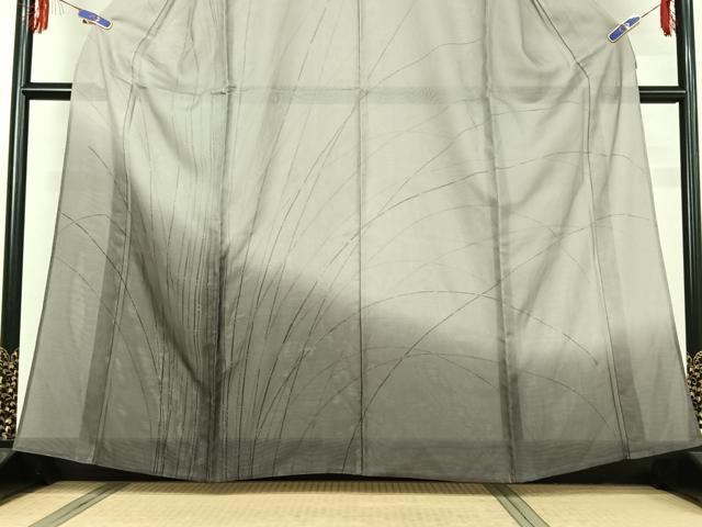 平和屋着物▽訪問着 無双 紗袷 紗×絽 芝文 暈し染め ゑり善扱い 正絹 逸品 AABD9474jh