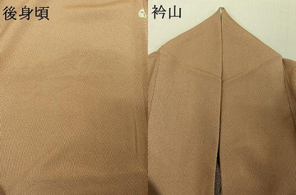 平和屋着物▽伝統工芸師 服部光擴 江戸小紋 単衣 縞 反端付き 正絹 逸品 AABD9475jh