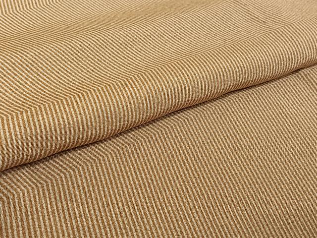 平和屋着物▽伝統工芸師 服部光擴 江戸小紋 単衣 縞 反端付き 正絹 逸品 AABD9475jh