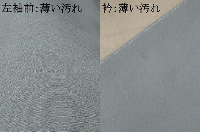 平和屋着物□本草木染作家 瑞寶 色無地 秘色色 松坂屋扱い 正絹