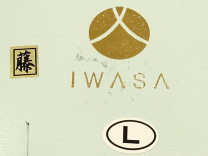 平和屋着物●IWASA　和装小物　和装草履　市松模様　Lサイズ　逸品　未使用　AABD9713ay