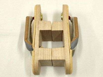 平和屋着物●和装小物　下駄　伊と忠　畳表　鼻緒:紬地　逸品　未使用　AABD9719ay