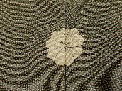 平和屋着物●訪問着　江戸小紋　花鳥舞蝶文　正絹　逸品　AABD9827ph