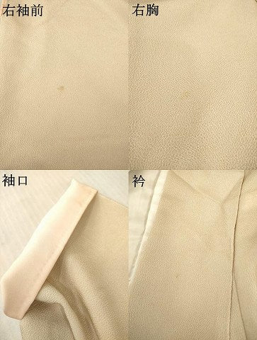 平和屋着物●訪問着 友禅 風景花文 鬼しぼ縮緬 正絹 逸品 AABD9958ck