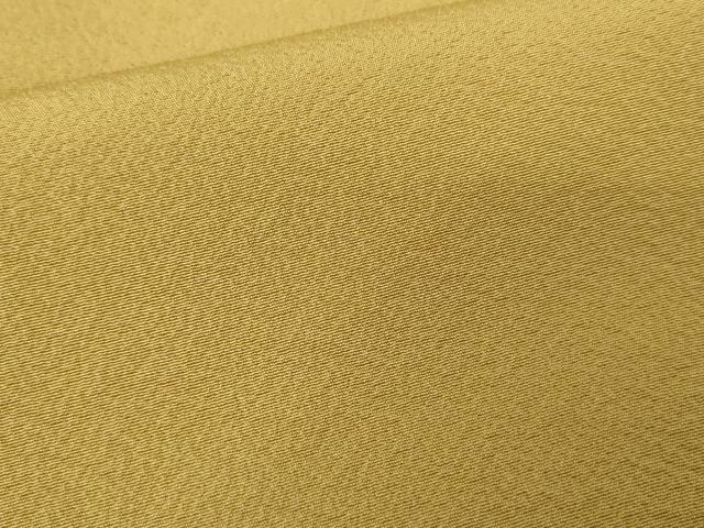 平和屋着物●上質な色無地　玉蜀黍色　正絹　逸品　AABD9966cs