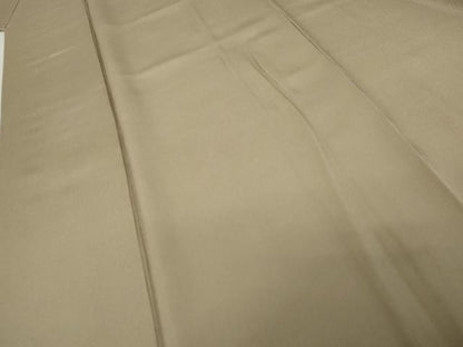 平和屋着物●江戸小紋 万筋 茶鼠色×江戸鼠色 正絹 逸品 AABD9987cs