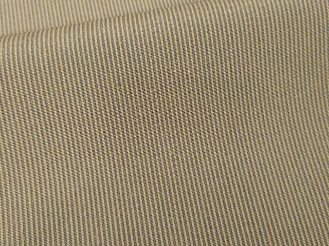 平和屋着物●江戸小紋 万筋 茶鼠色×江戸鼠色 正絹 逸品 AABD9987cs