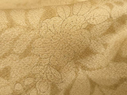 平和屋着物●訪問着　刺繍　辻が花　花蔦の葉文　暈し染め　金糸　正絹　逸品　AABE0012cs