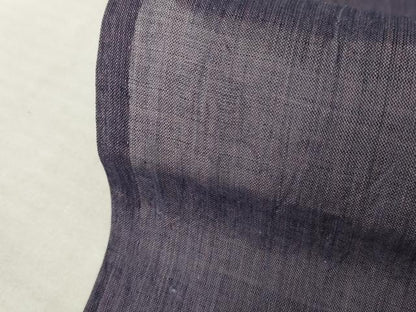 平和屋着物＊夏物 本場小千谷ちぢみ 間道 麻 逸品 AABE0041cs