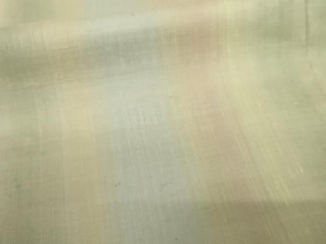 平和屋着物●紅花紬　米沢　青山みとも　霞間道　たとう紙付き　正絹　逸品　未使用　AABE0052cs