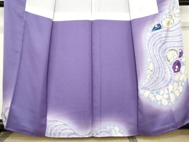 平和屋着物●染色作家　小倉淳史　色留訪問着　辻が花　絞り　暈し染め　正絹　逸品　AABE0069cs