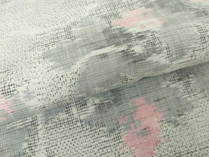 平和屋着物●上質な紬　花唐草文　正絹　逸品　未使用　AABE0090cs