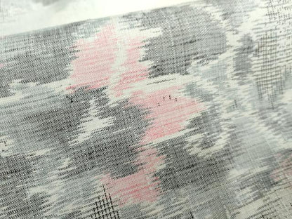 平和屋着物●上質な紬　花唐草文　正絹　逸品　未使用　AABE0090cs