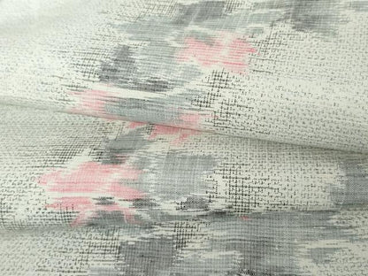平和屋着物●上質な紬　花唐草文　正絹　逸品　未使用　AABE0090cs