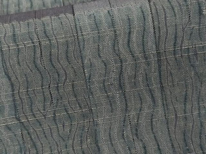 平和屋着物●上質な紬　変わり市松　三越扱い　正絹　逸品　AABE0117cs