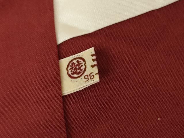 平和屋着物●上質な紬　変わり市松　三越扱い　正絹　逸品　AABE0117cs