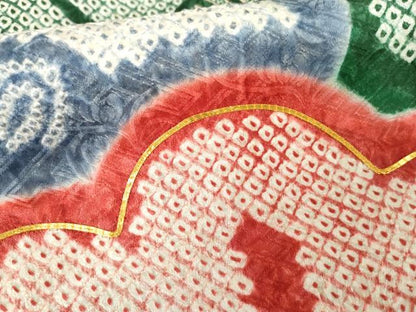 平和屋着物●豪華振袖 総絞り 駒刺繍 梅松文 金彩 正絹 逸品 AABF5140cs