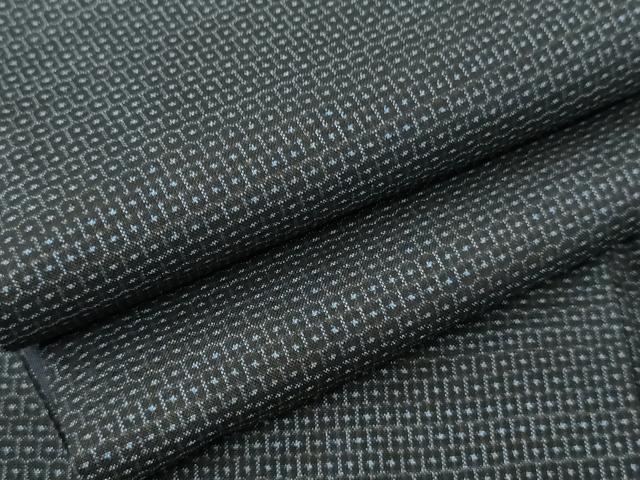 平和屋着物●男性　本場大島紬　アンサンブル　100亀甲　総詰め　正絹　逸品　AABE0192cs