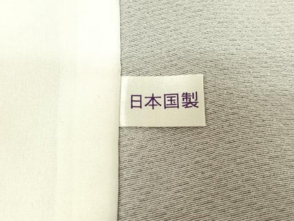 平和屋着物▽上質な小紋 単衣 舞花文 ロング丈 正絹 逸品 AABE0204jh