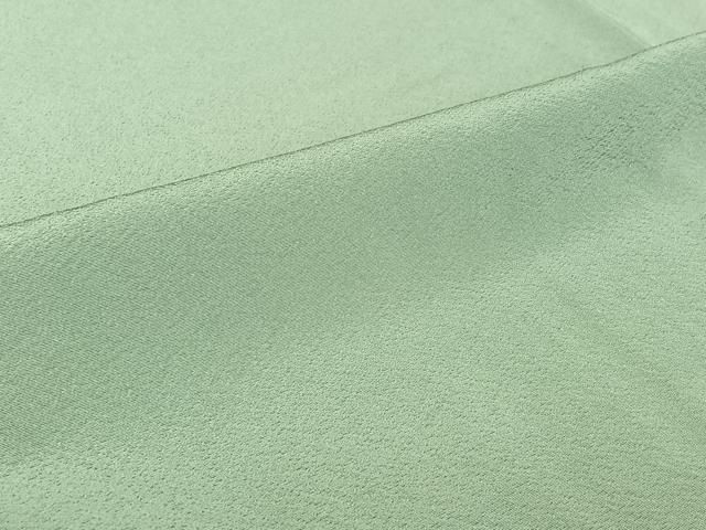 平和屋着物▽上質な色無地 単衣 錆青磁色 正絹 逸品 AABE0207jh