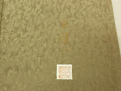平和屋着物▽林淳一　訪問着　単衣　刺繍　雪輪文　暈し染め　金彩　金糸　正絹　逸品　AABK4620cs