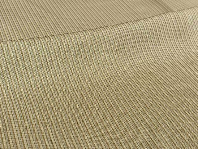 平和屋着物▽お召 単衣 縞 正絹 逸品 AABE0213jh