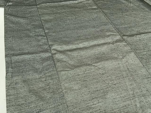 平和屋着物▽上質な紬 単衣 霞文 正絹 逸品 AABE0215jh